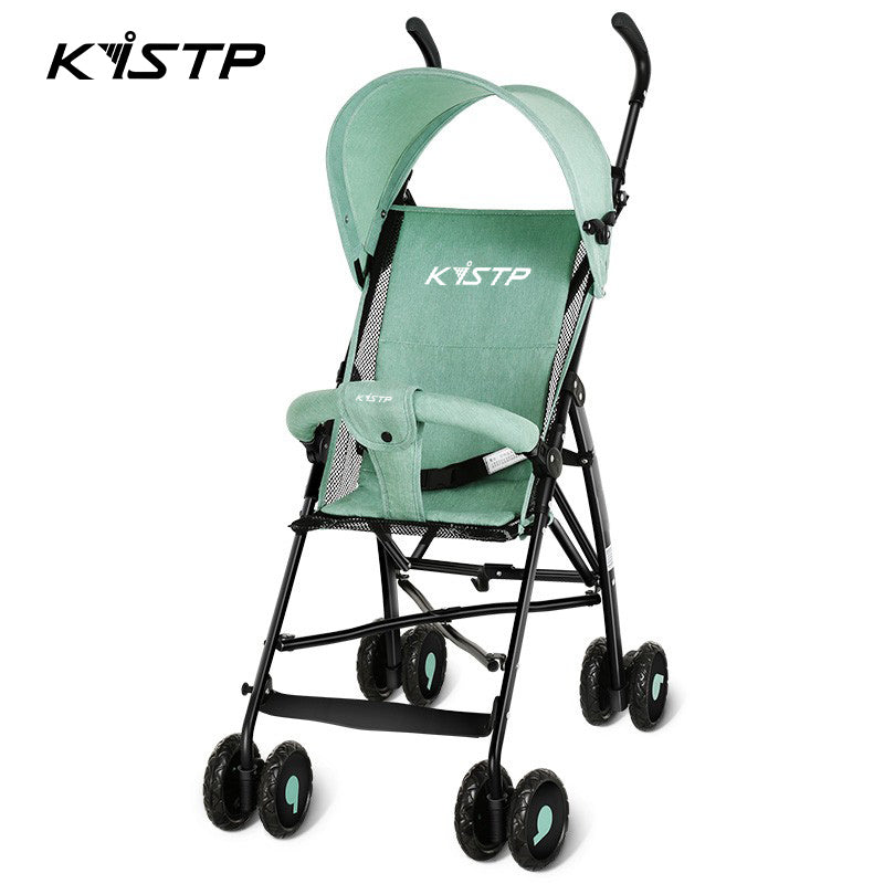 KiSTP Stroller Umbrella Cart Ultra Lightweight Foldable Stroller Lightweight Breathable Trolley
