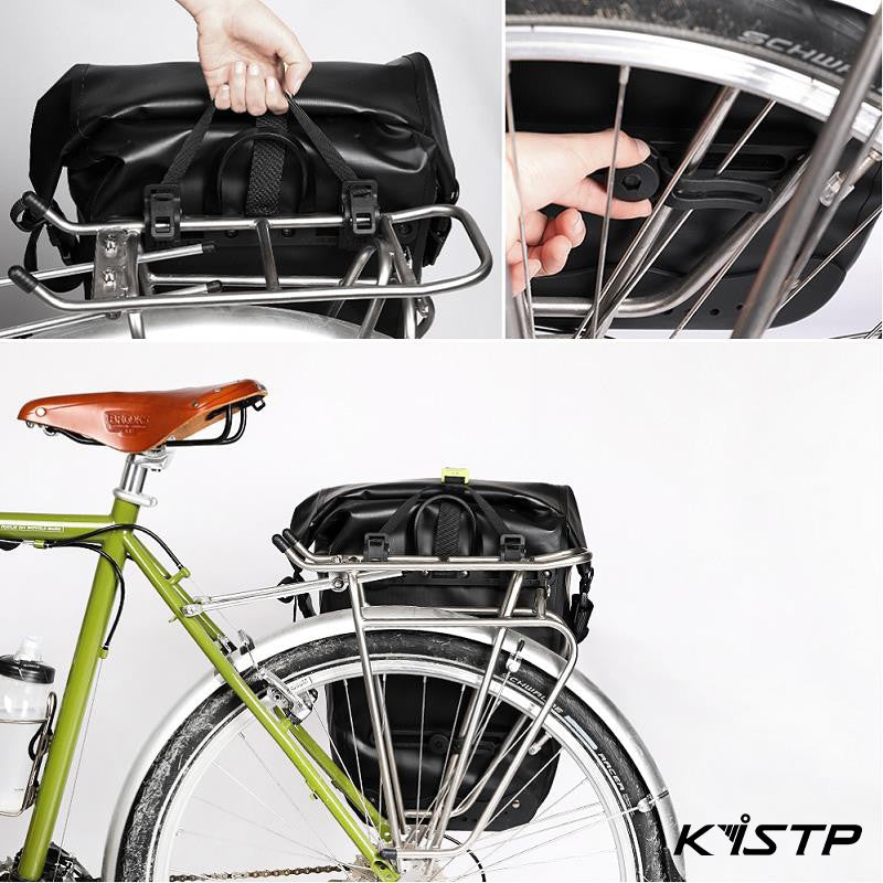 KiSTP Mountain Bike Waterproof Rack Bag