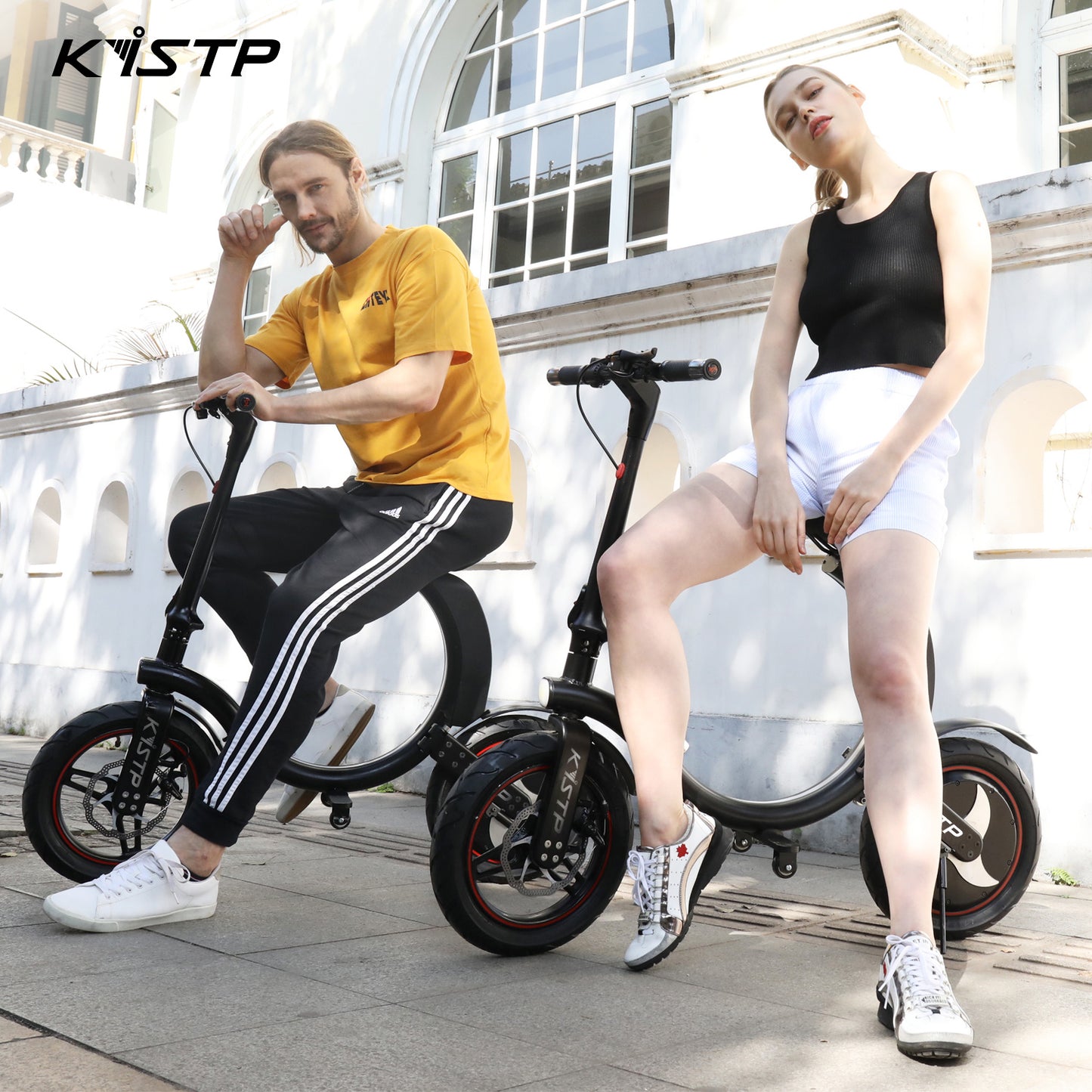 KiSTP foldable Electric Bike Powerful eBike For Adults And Kids - KiSTP C2