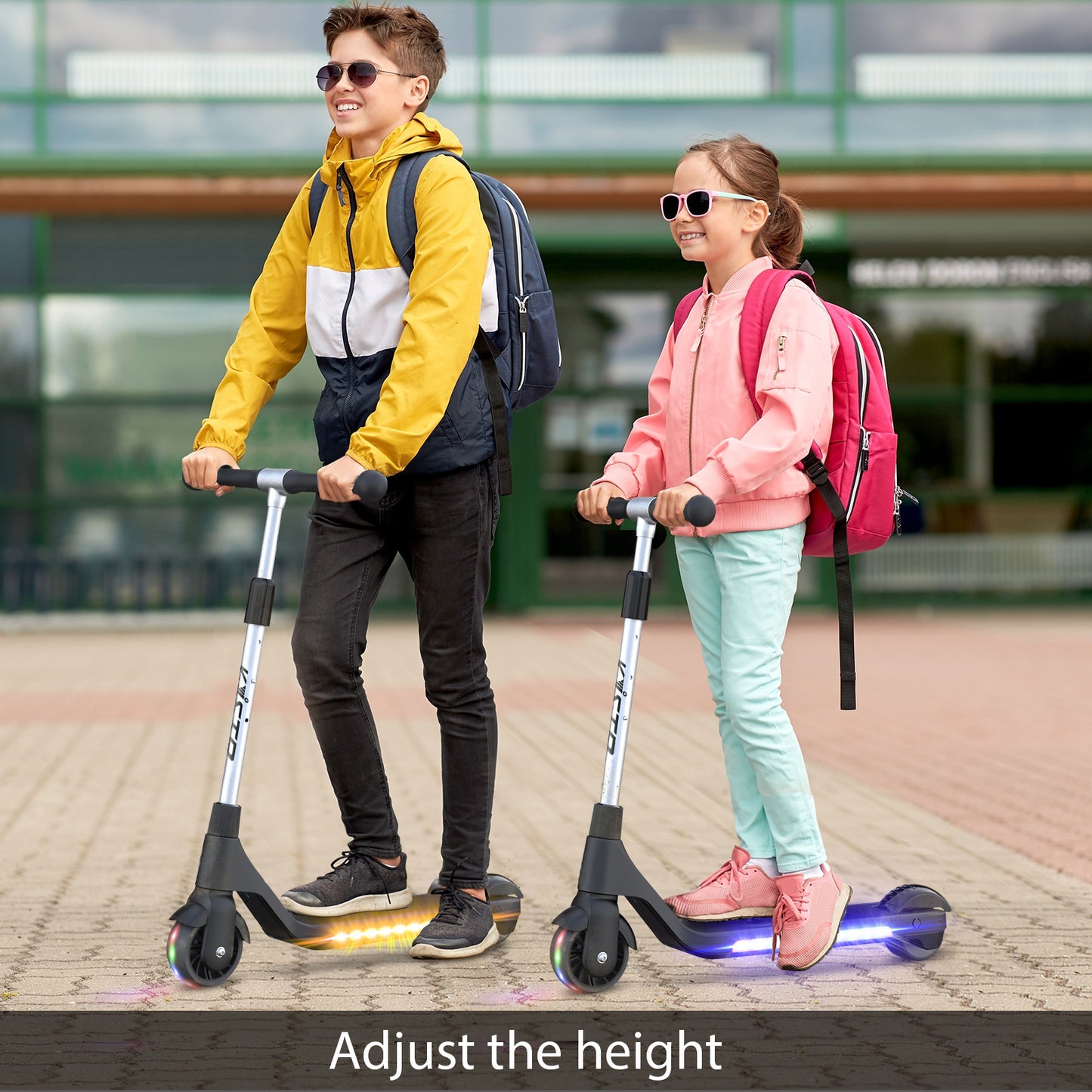 KiSTP adjustable Handlebar Electric Scooter For Boys And Girls