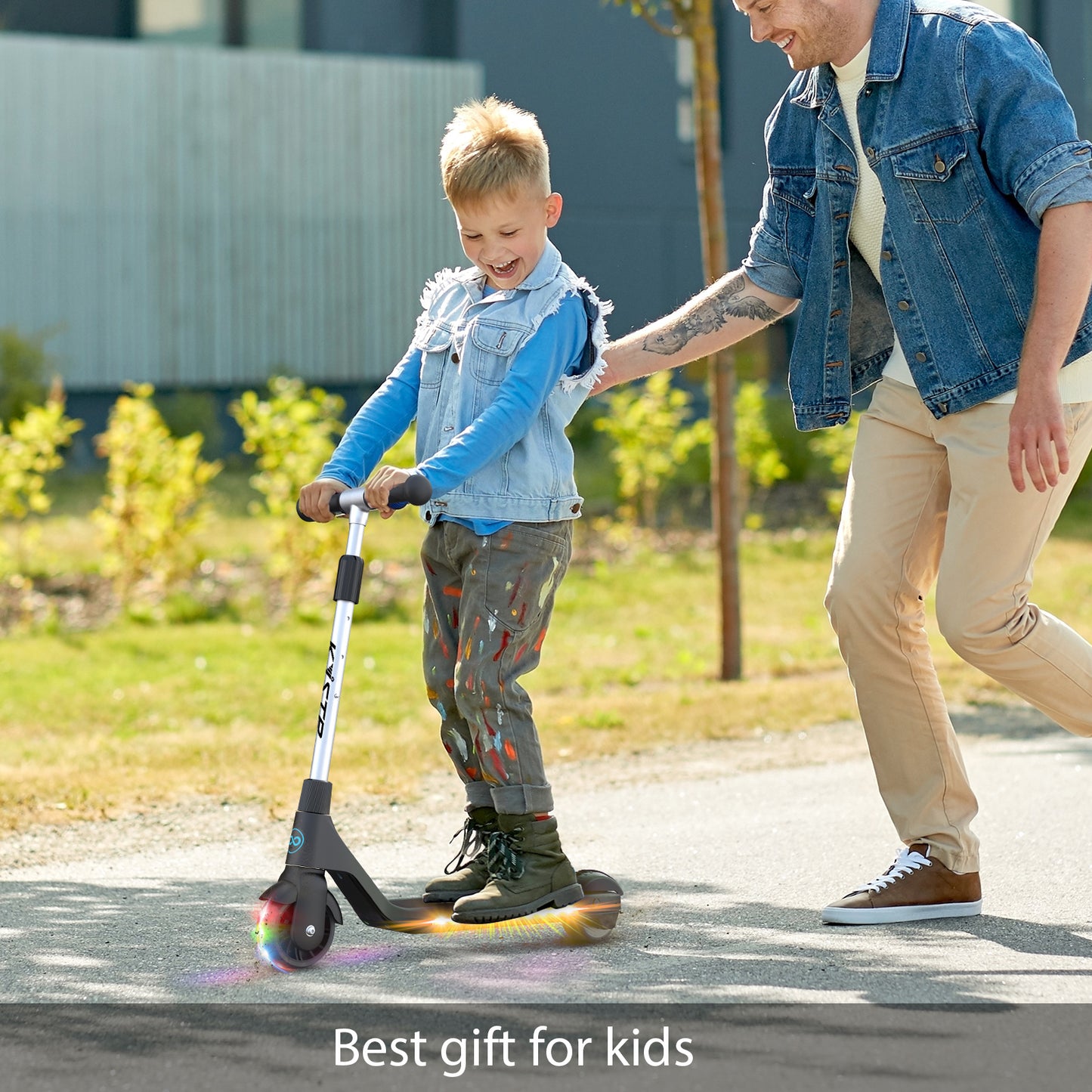 KiSTP adjustable Handlebar Electric Scooter For Boys And Girls