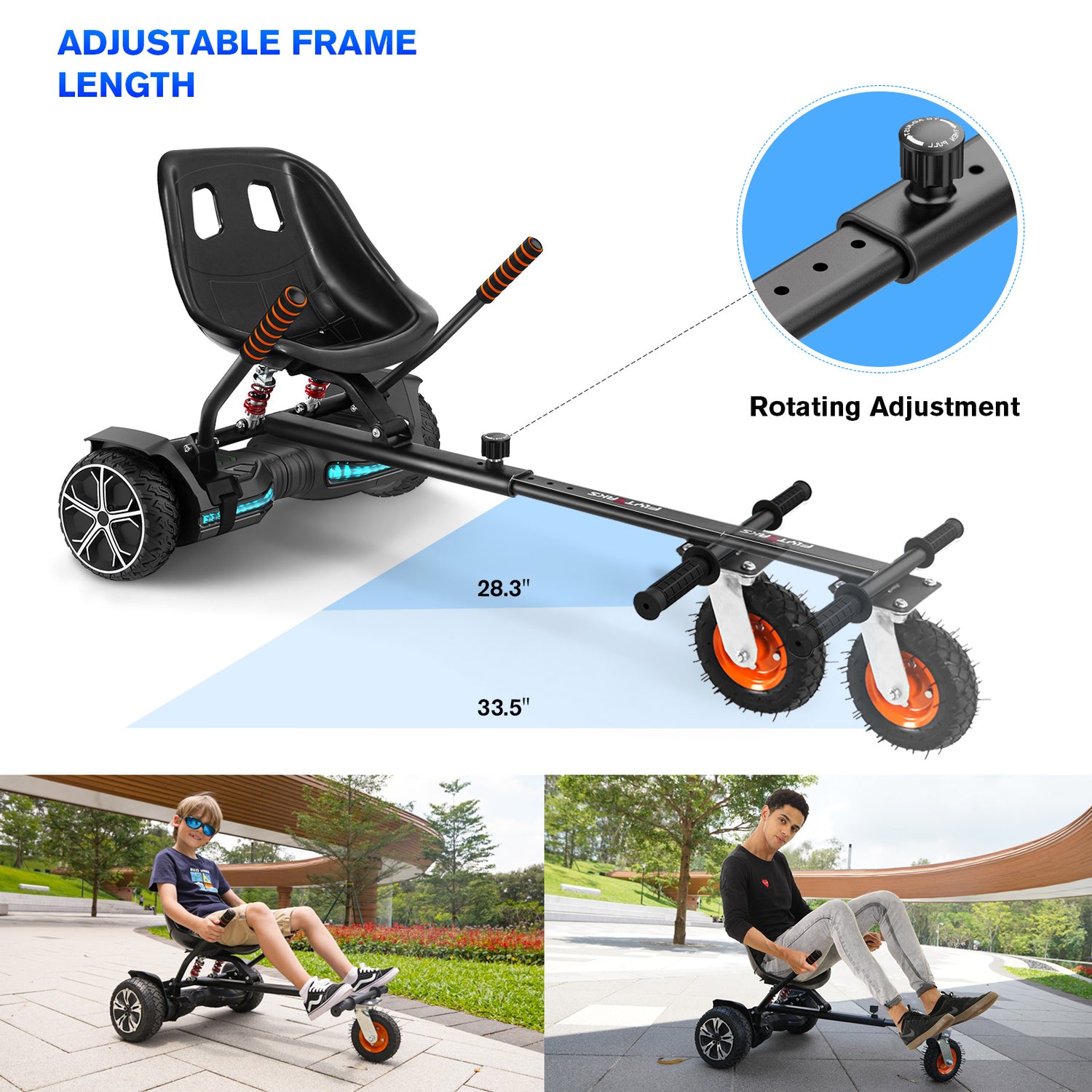 indre humane Fordampe Flytraks K2 Hoverboard Go Kart ,Hoverboard Seat Attachment Accessory f